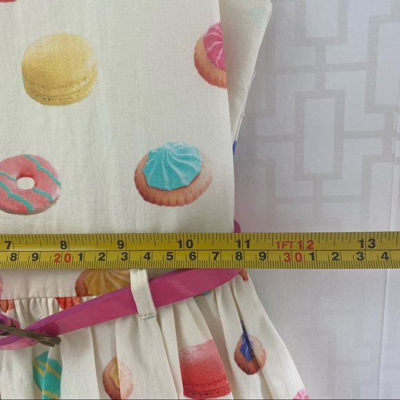 Girl’s French Macarons, Iced Gem Biscuits and Donuts Afternoon Tea Dress - Picture 4 of 12